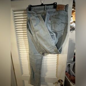 Levis 511 36x34 lt blue jeans